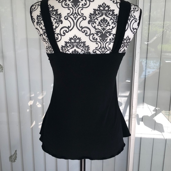 B Works adorned tunic w/metallic geometric dangles - Picture 4 of 8
